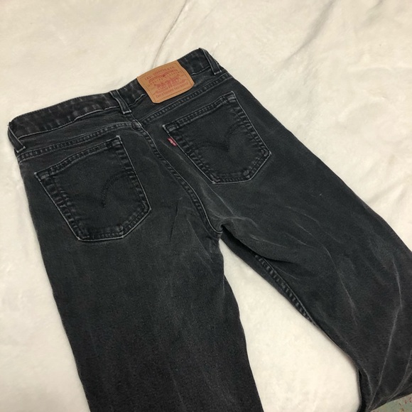 COPY - Levi faded black jeans. Wide leg. - Picture 4 of 10